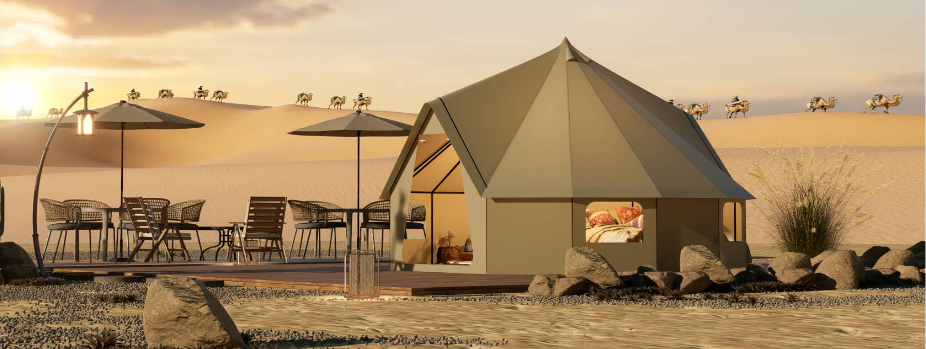 阿尔山市露营酒店帐篷产品